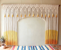Weaving tapestry door curtain tassel thread curtain