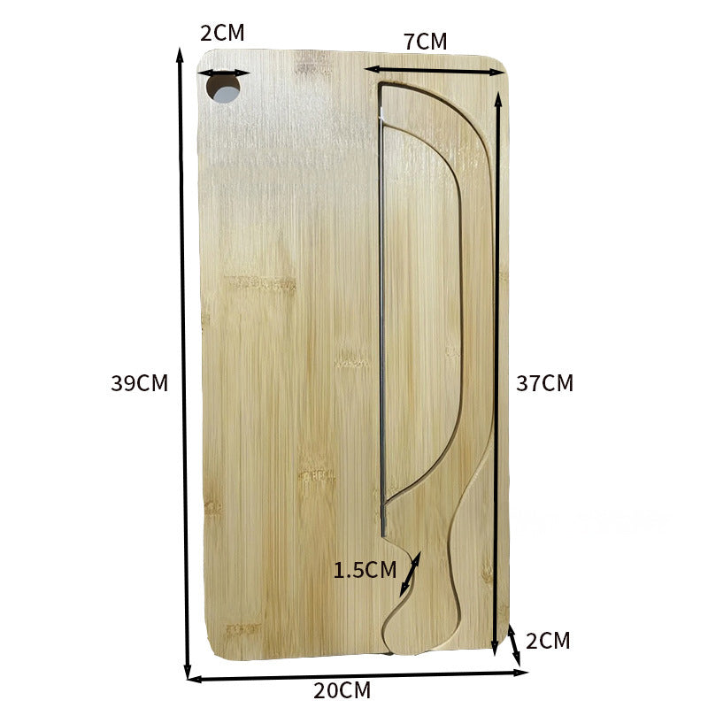 Bread cutting set bread toast slice cutting board baguette slice knife