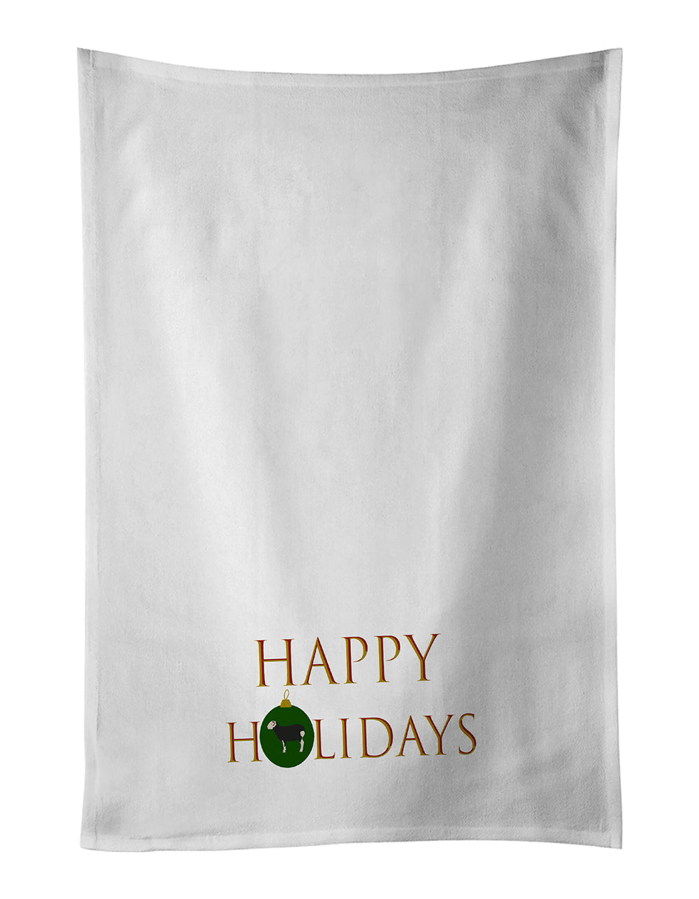 Sheep - Herwick Sheep Happy Holidays Kitchen Towel Set of 2