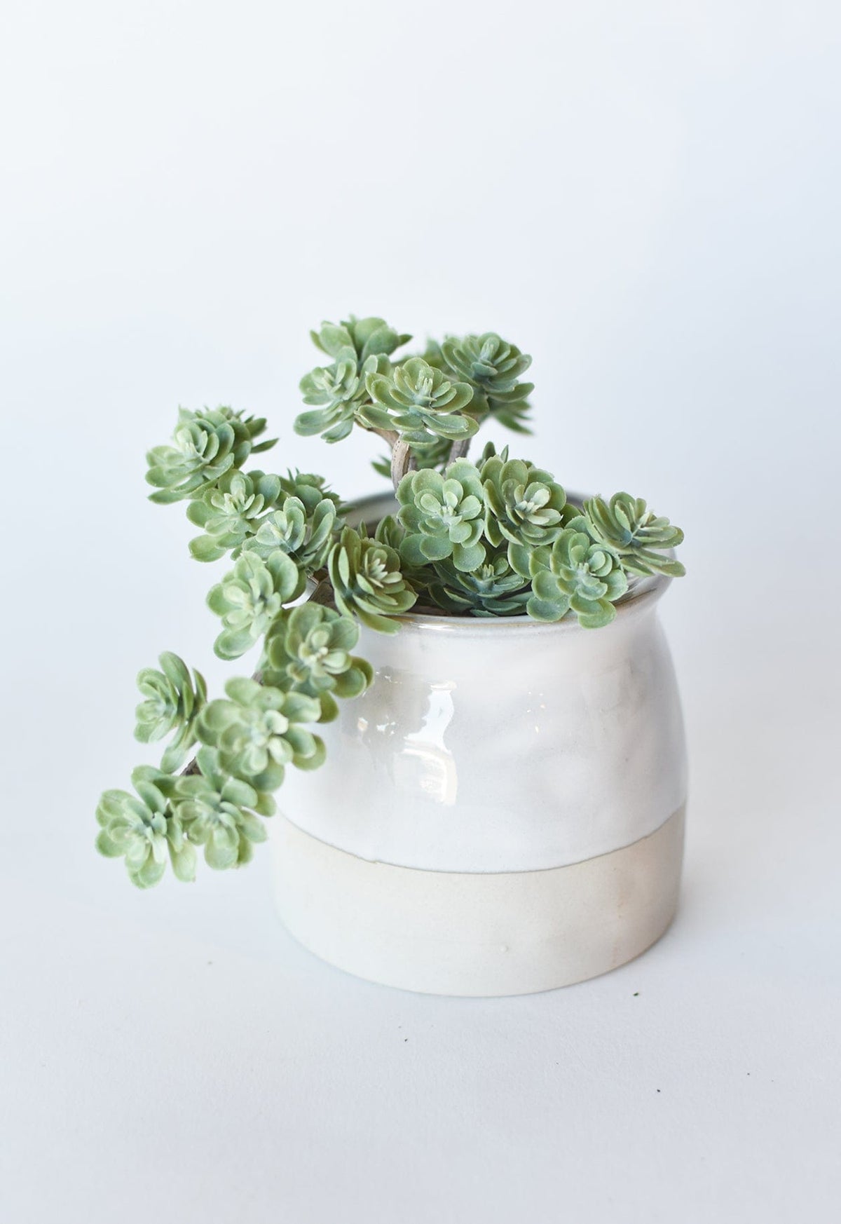 5" Faux Green Sedum Succulent Pick