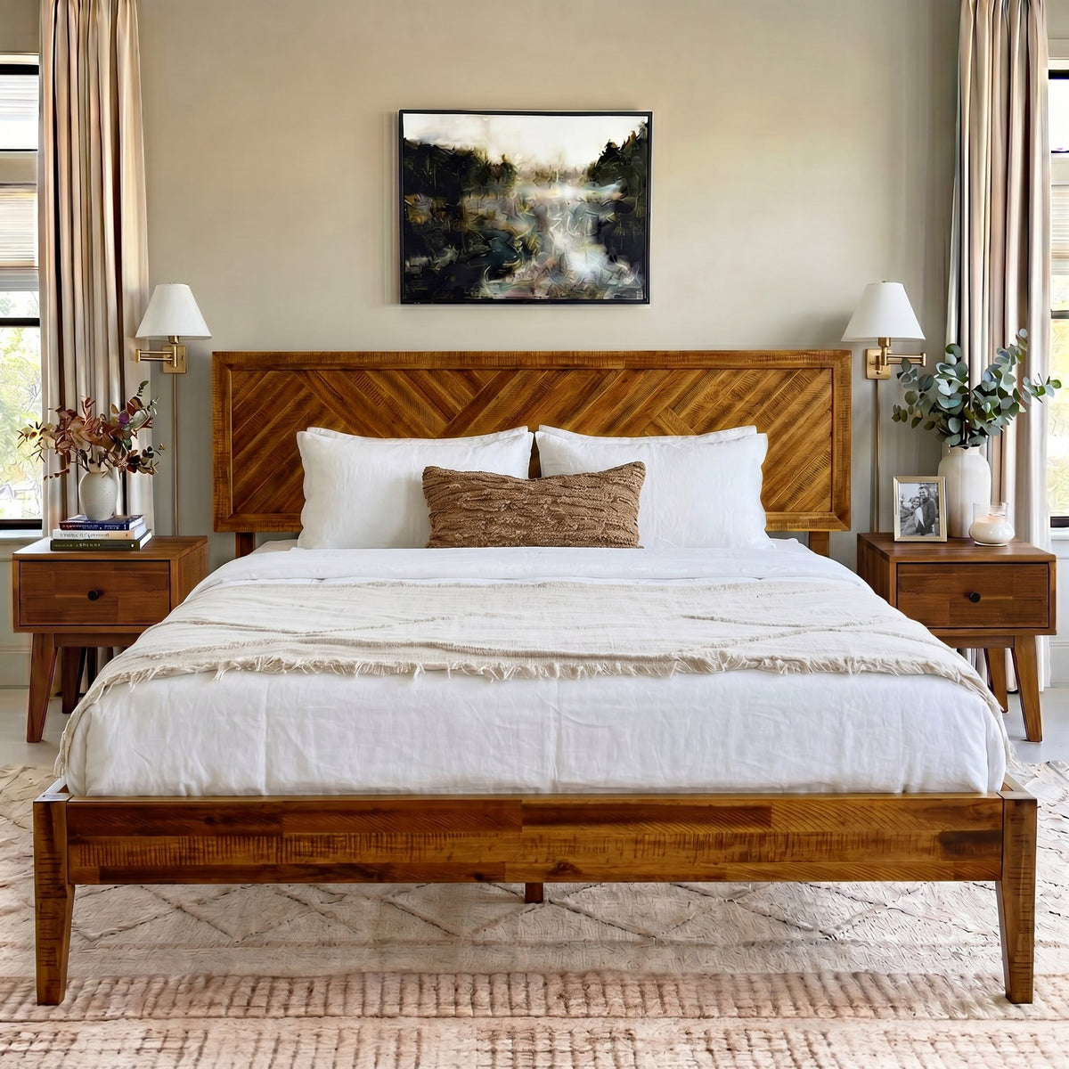 Sierra Solid Wood Bed Frame