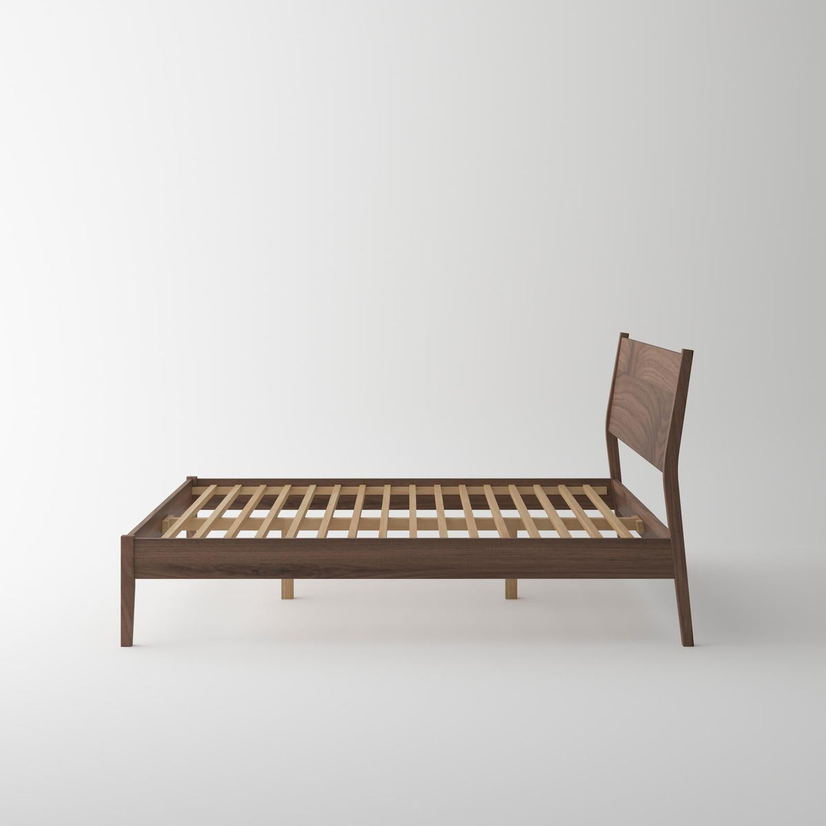 Isabella Mid Century Bedroom Set - Solid Black American Walnut