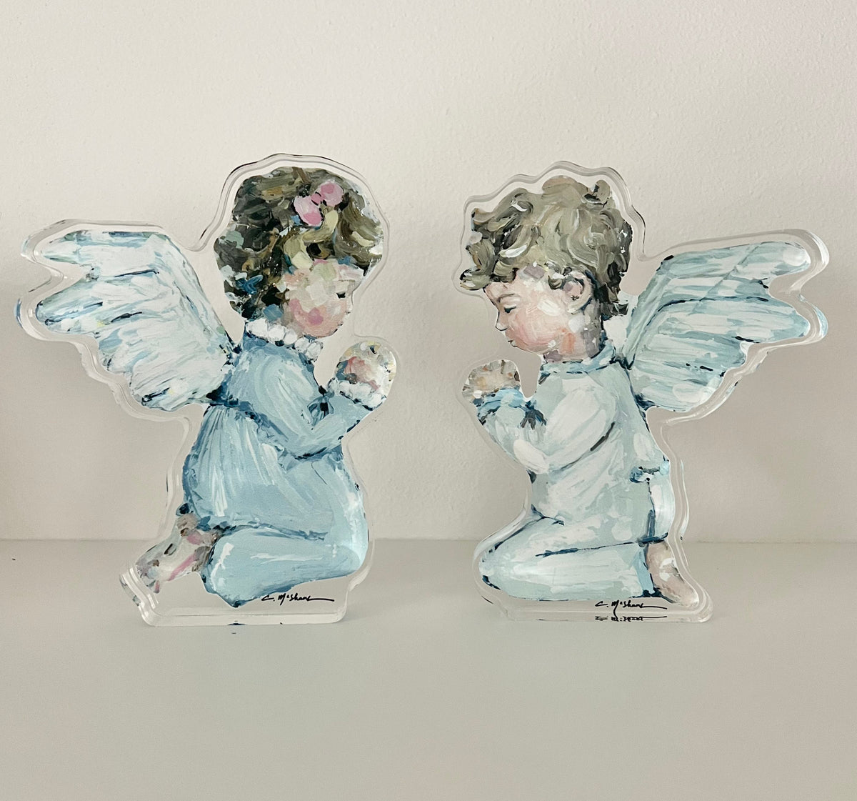 Tiny Wings IV Angel Acrylic Tabletop Art