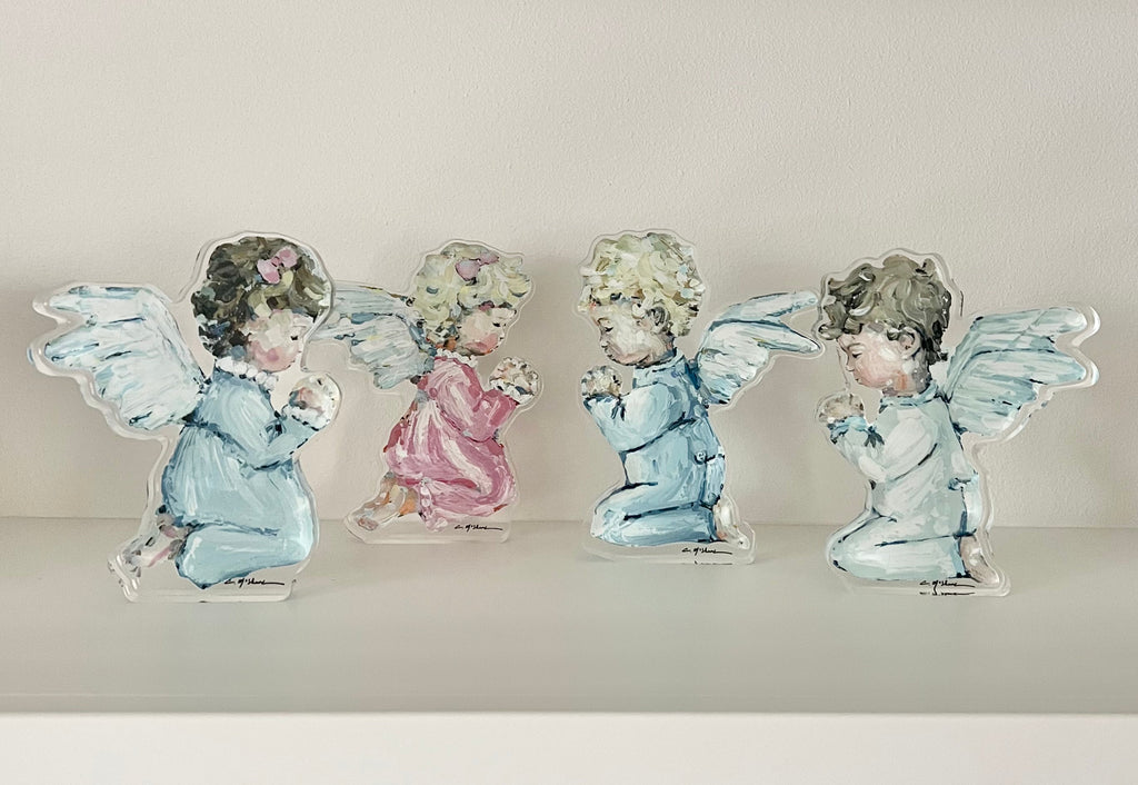 Tiny Wings IV Angel Acrylic Tabletop Art
