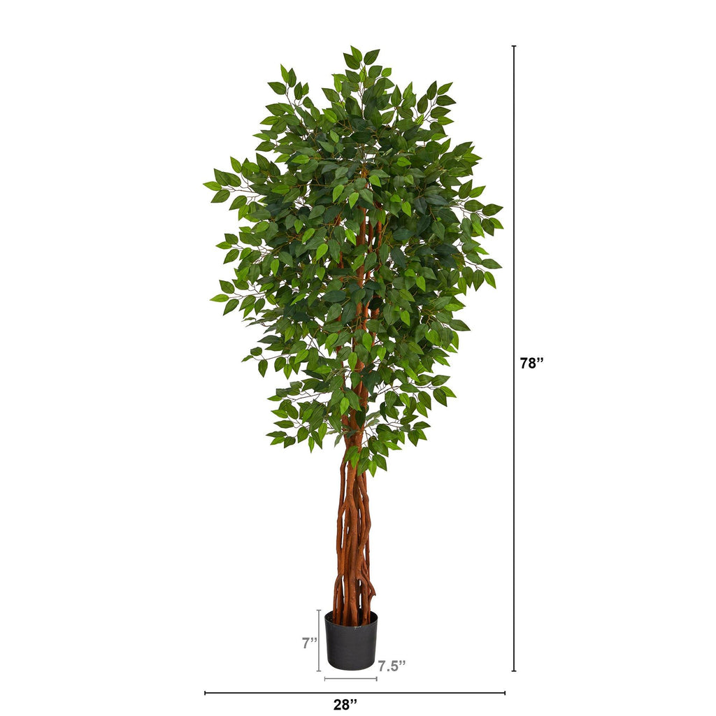 Artificial Ficus Tree 6.5’