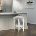 Asheville Stool in Solid White