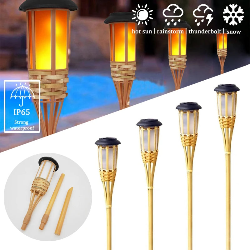 Solar Lamps LED Flame Effect Lamp