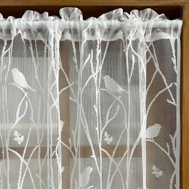 1pc Lace Bird Short Curtians