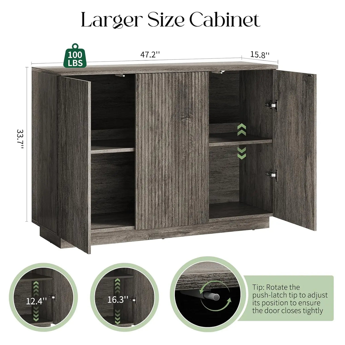 Sideboard Buffet Cabinet with Storage