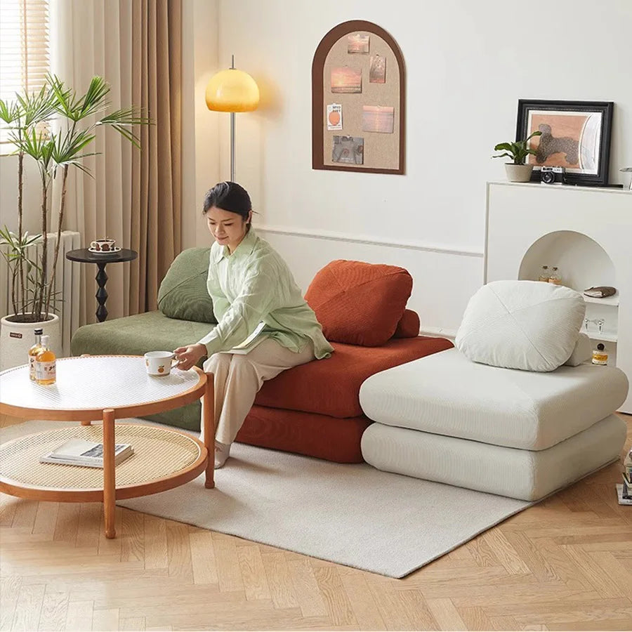 tofu block lazy sofa