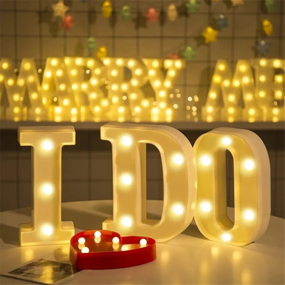 Number Letter Lamp