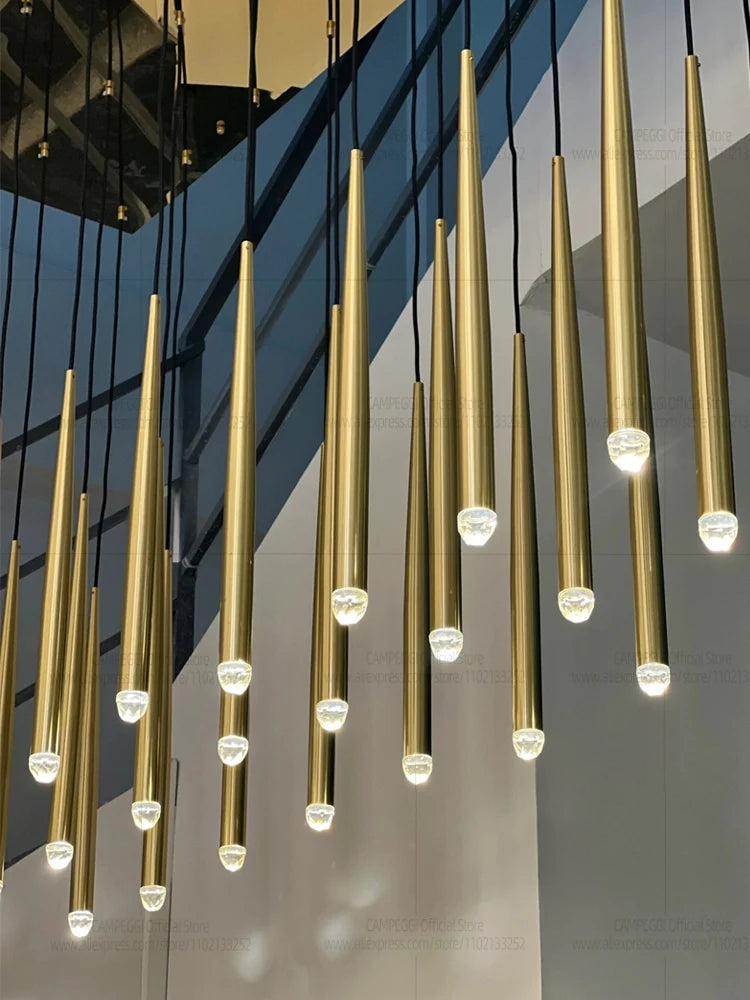 Modern LED Living Room Long Pendent