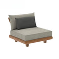 Stylish Outdoor Waterproof Teak Sofa Set