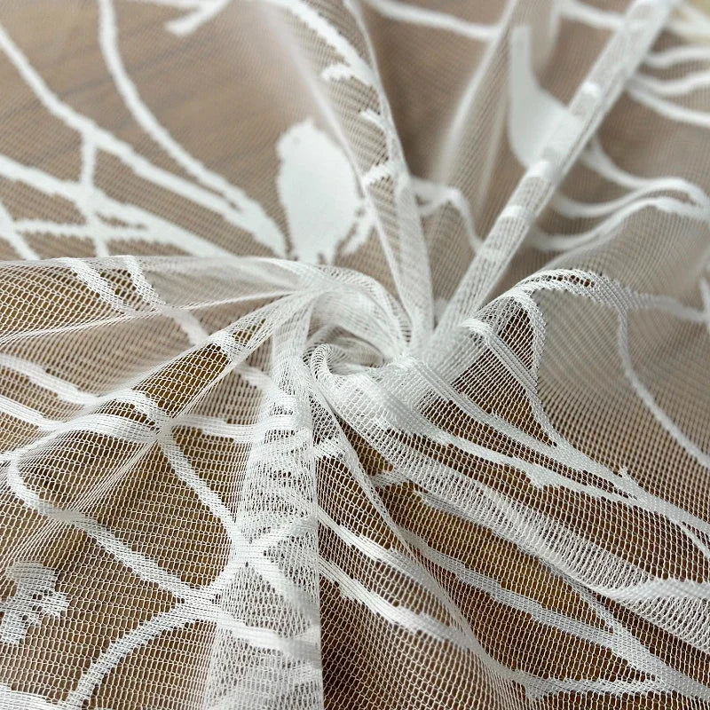 1pc Lace Bird Short Curtians