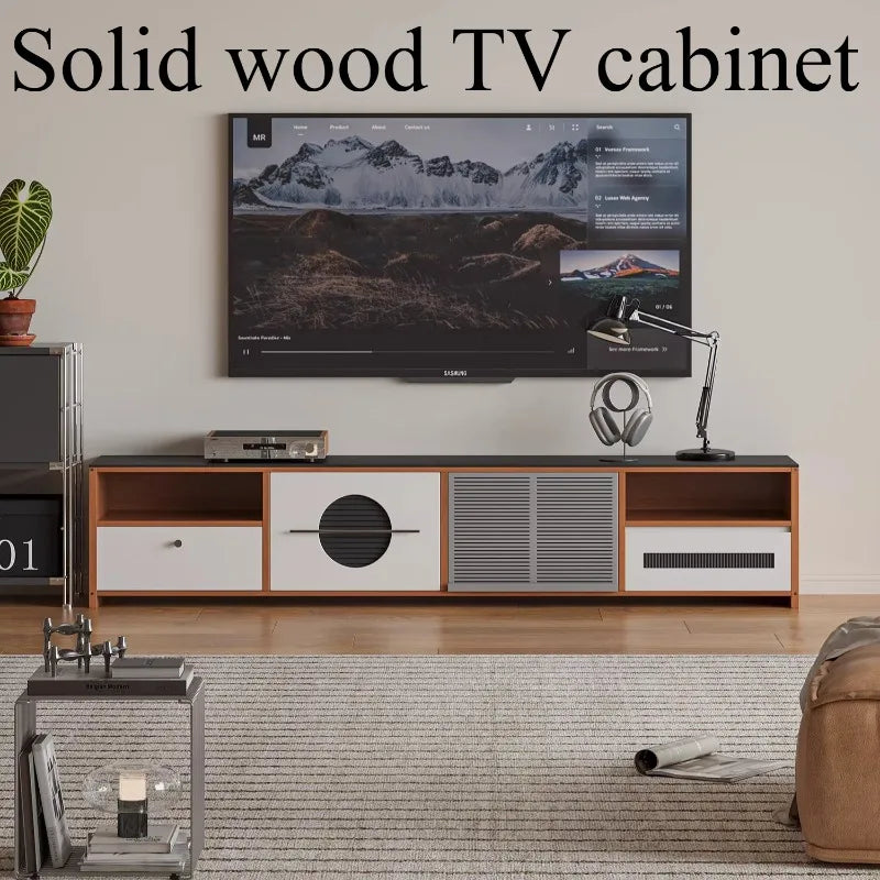 Floor Design Tv Cabinet Entertainment Nordic Shelf