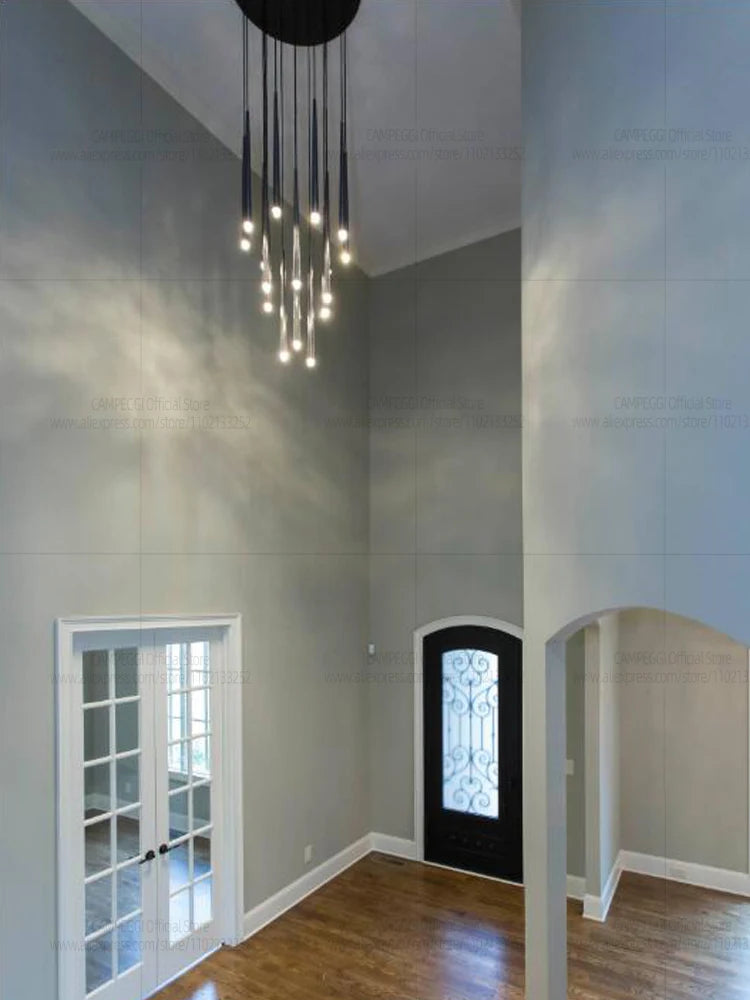 Modern LED Living Room Long Pendent