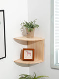 Wooden Corner Shelf