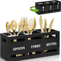 Wooden Utensil Holder Organizer