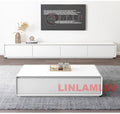 Coffee Table and TV Stand with Storage Cabinets