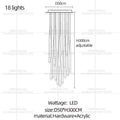 Modern LED Living Room Long Pendent
