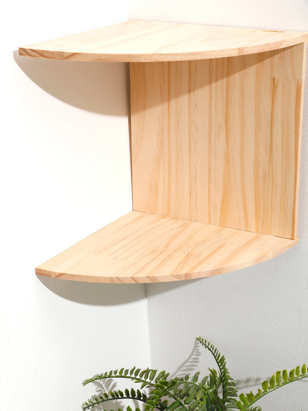 Wooden Corner Shelf