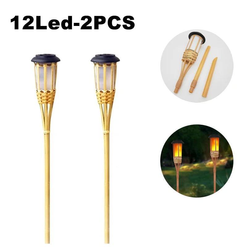 Solar Lamps LED Flame Effect Lamp