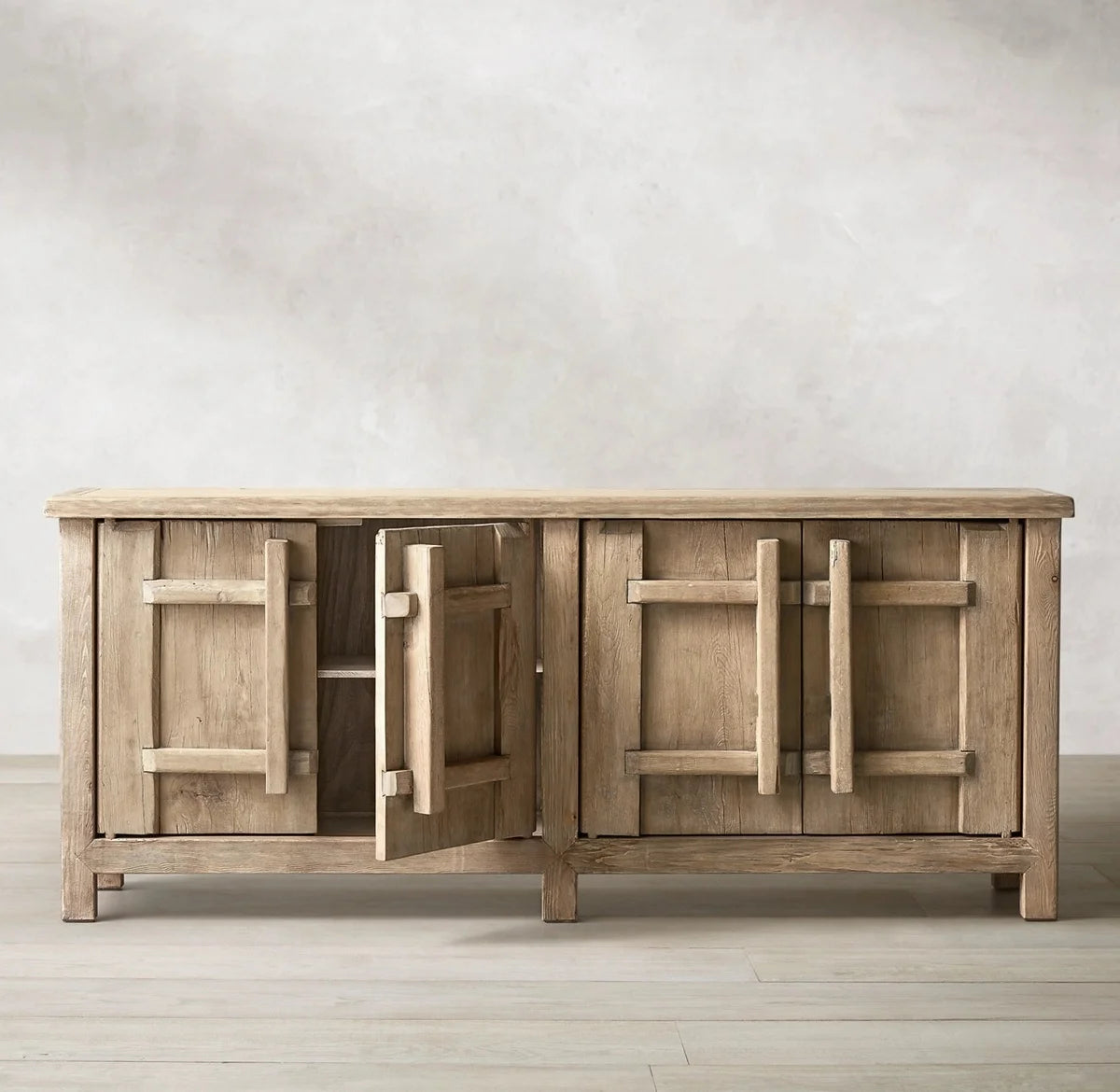 American Vintage Solid Wood Living Room Storage