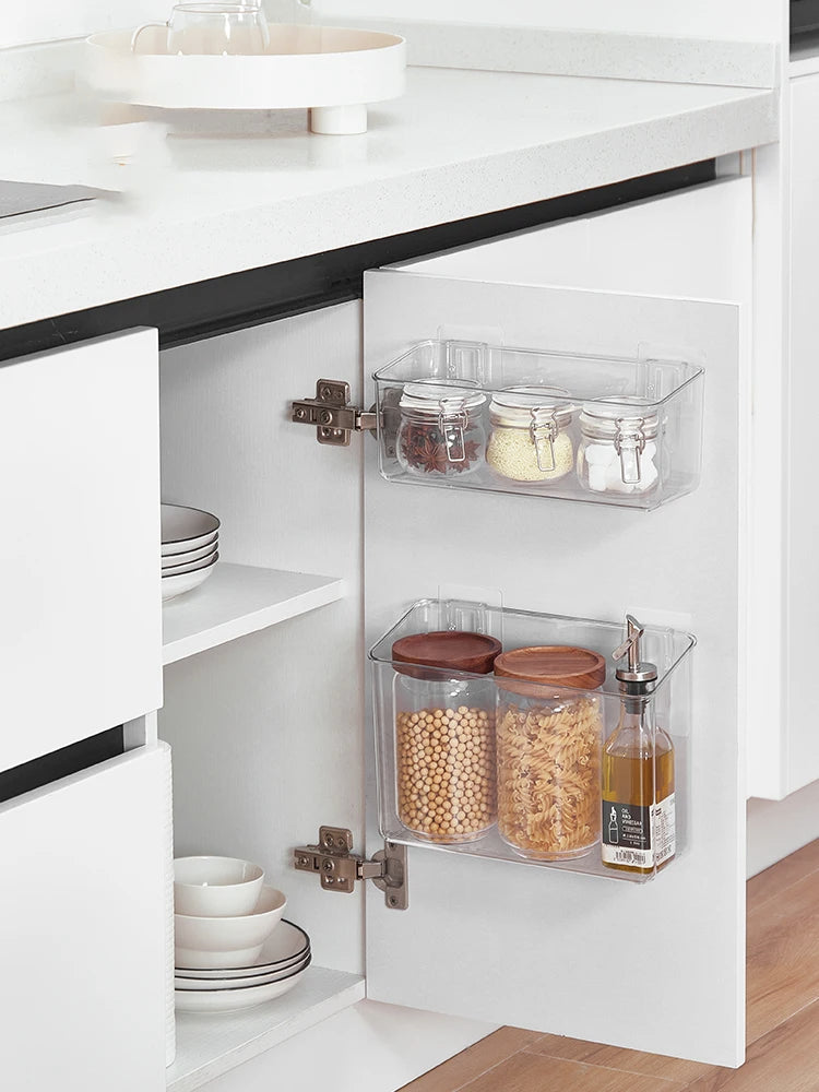 Clear Wall Mount Pantry Storage Box