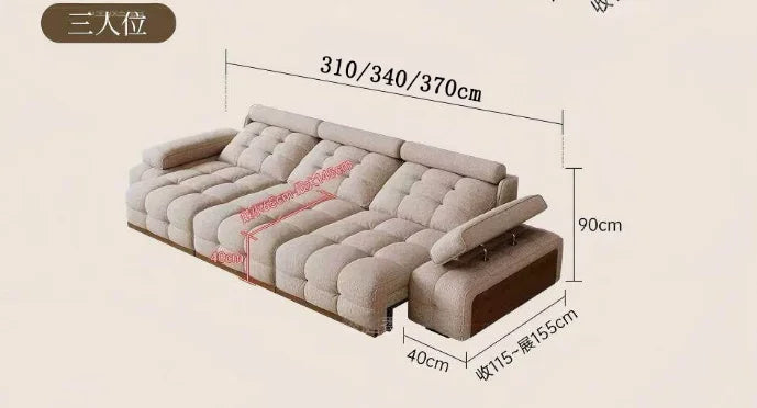 Oversized Recliner Sofa