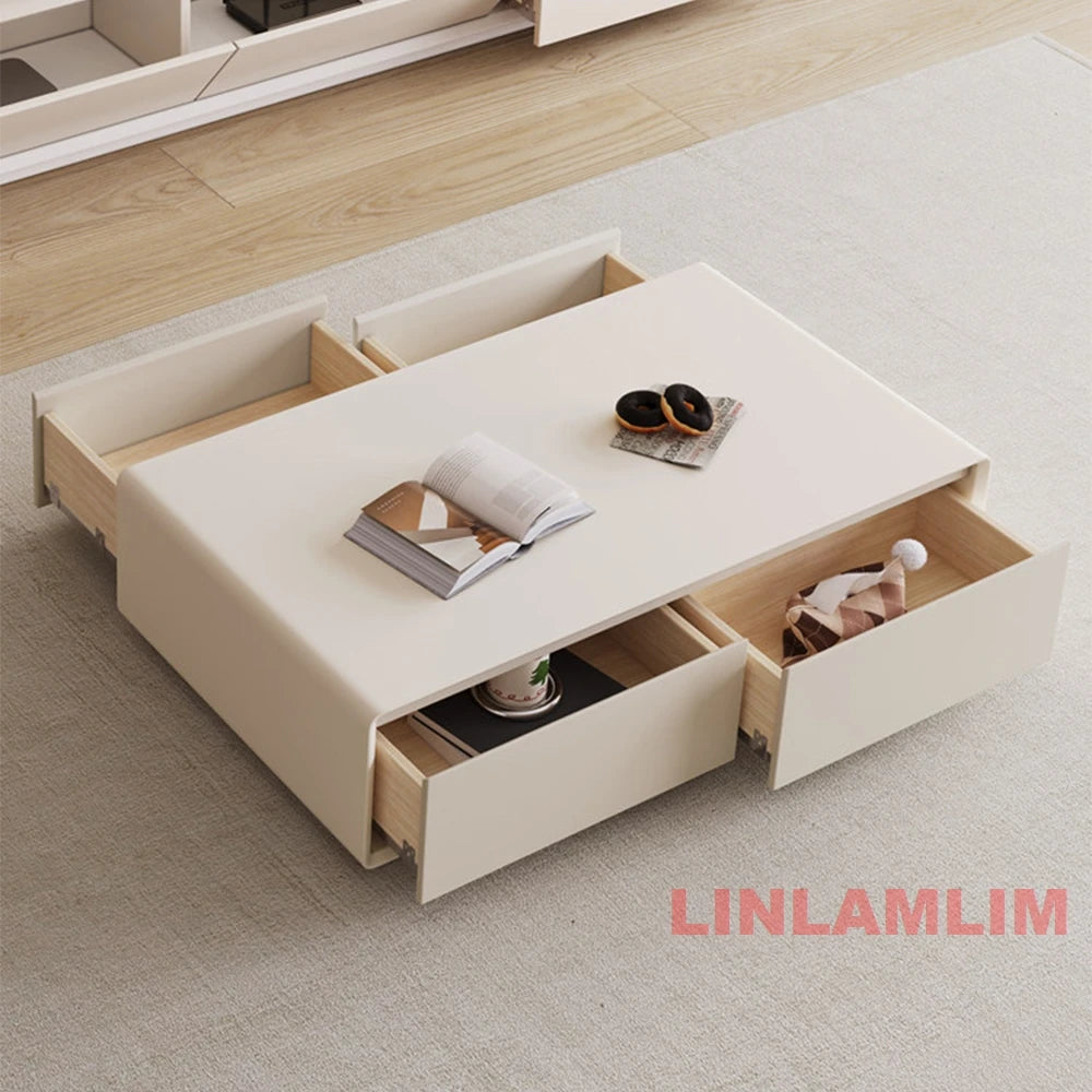 Modern White Living Room Furniture Set