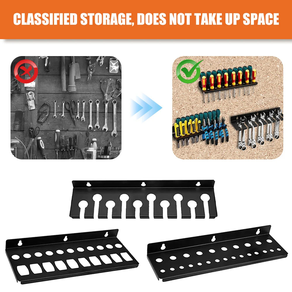 Wall Mount Hardware Tool Hanger