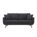 White Living Room 2 Seater Modern Nordic Scandinavian Upholstery
