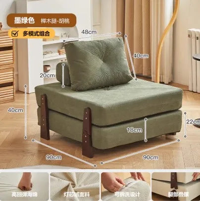 simple tofu block sofa