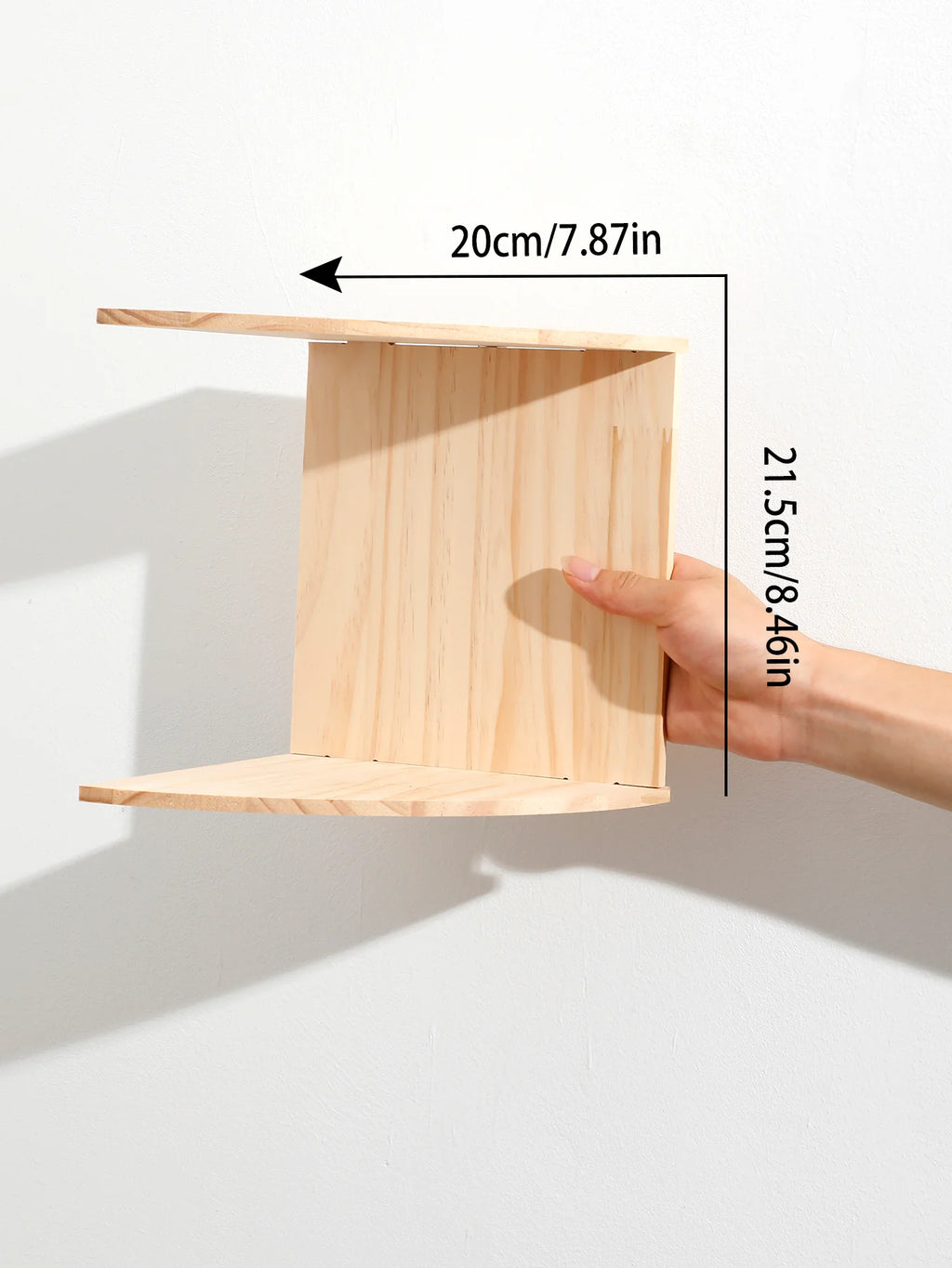 Wooden Corner Shelf