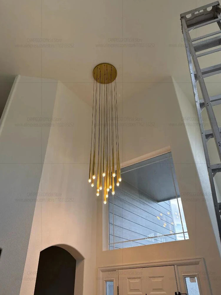 Modern LED Living Room Long Pendent