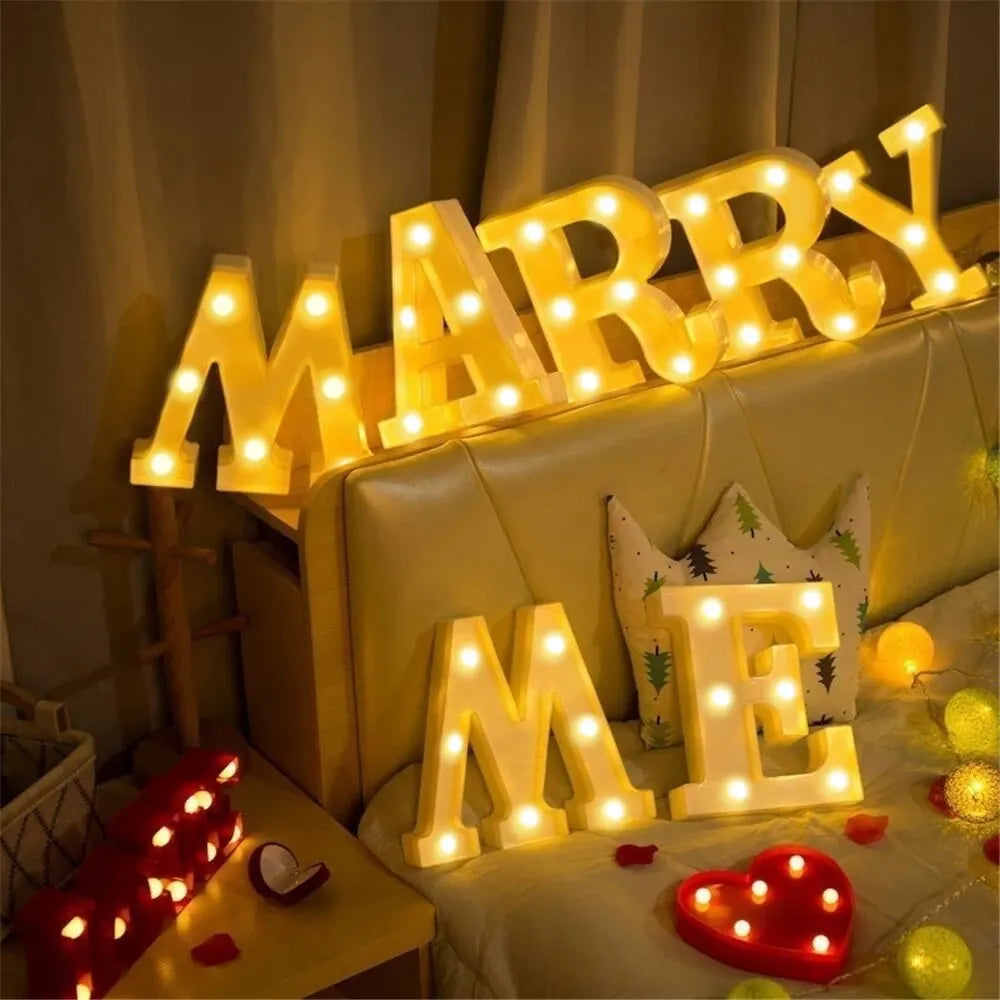 Number Letter Lamp