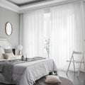 Hall White Tulle Sheer Curtains