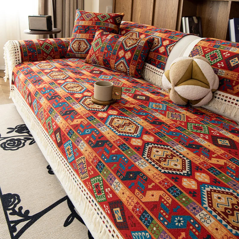 Bohemian Woven Sofa Cushions Cloth