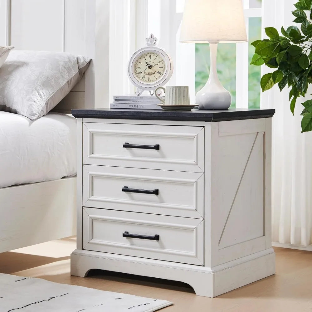 Farmhouse Nightstands Set