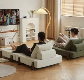simple tofu block sofa