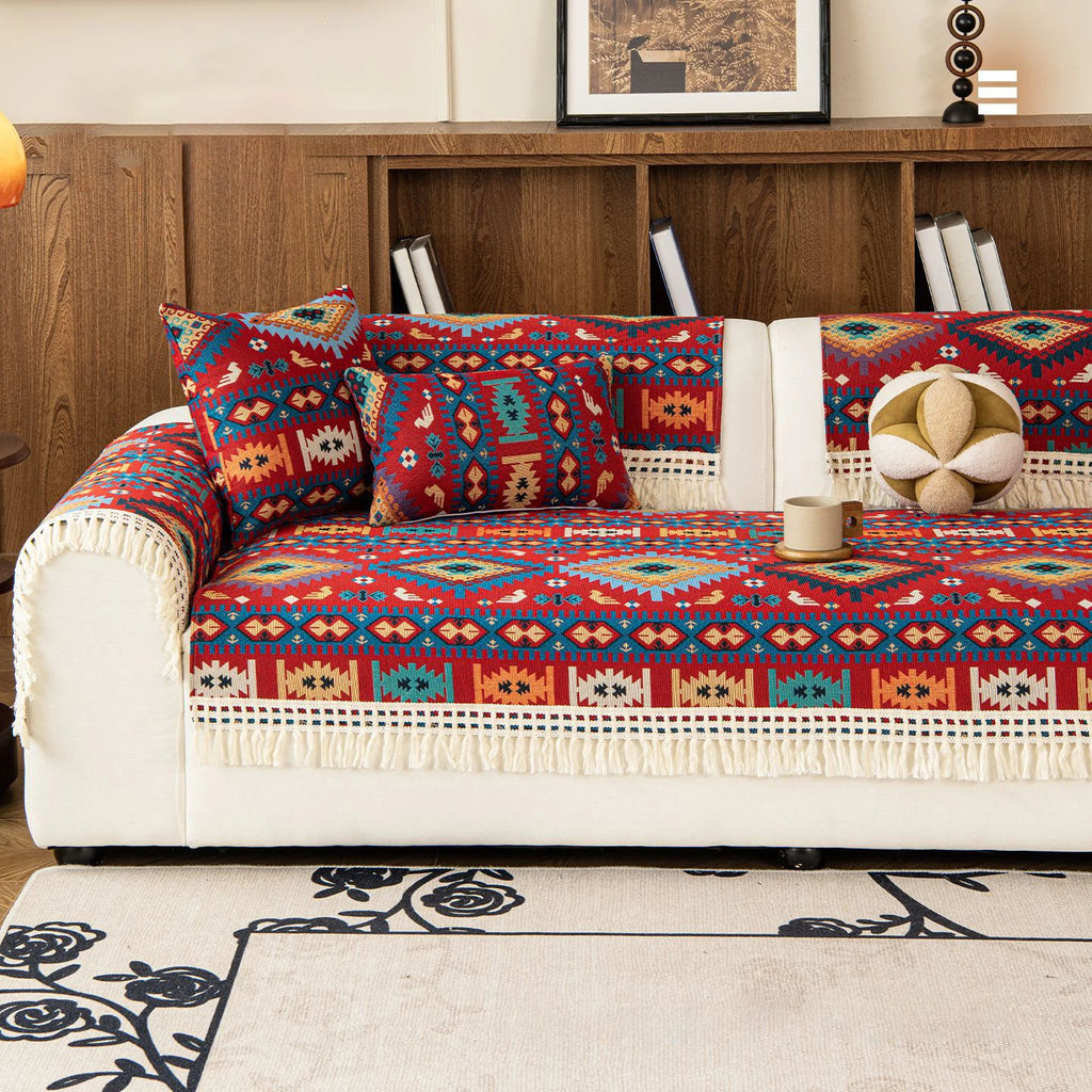 Bohemian Woven Sofa Cushions Cloth