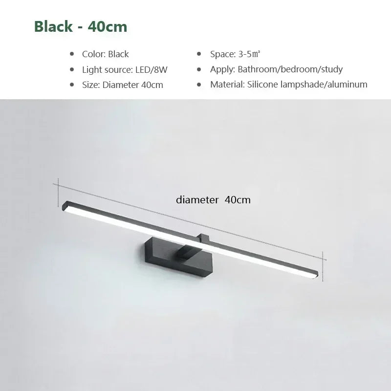 Modern LED Vanity Mirror Wall Light