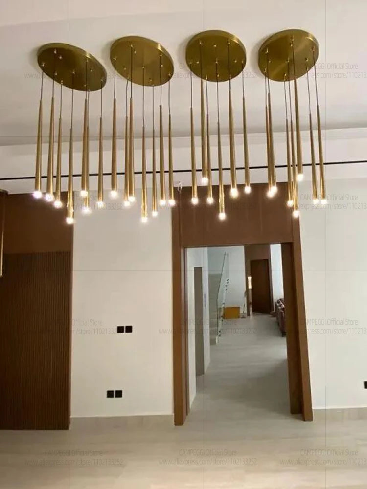 Modern LED Living Room Long Pendent