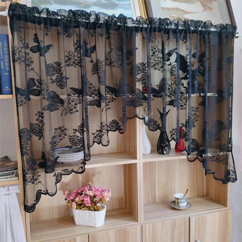 1pc Lace Bird Short Curtians