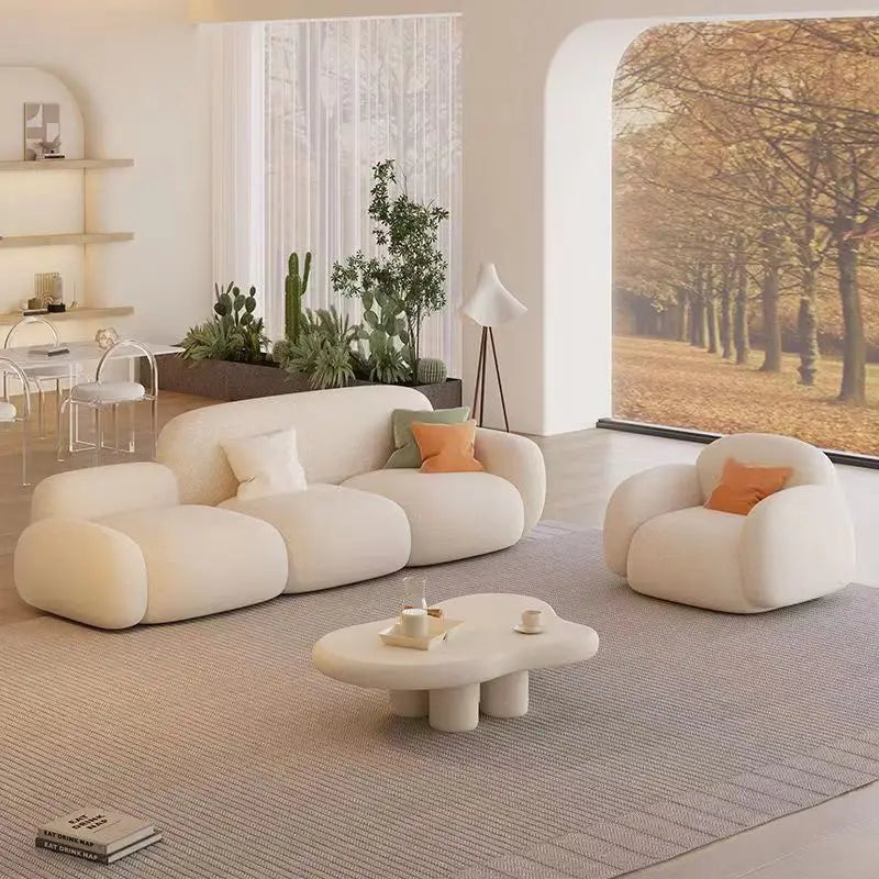 Plush Floor Sofa