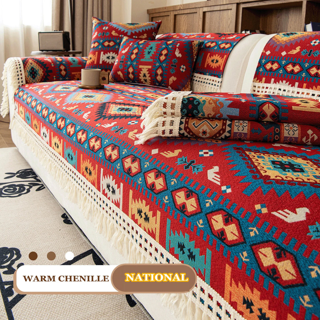 Bohemian Woven Sofa Cushions Cloth