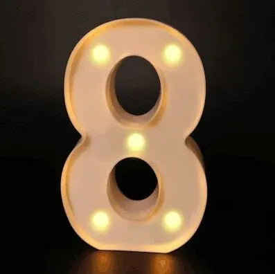 Number Letter Lamp