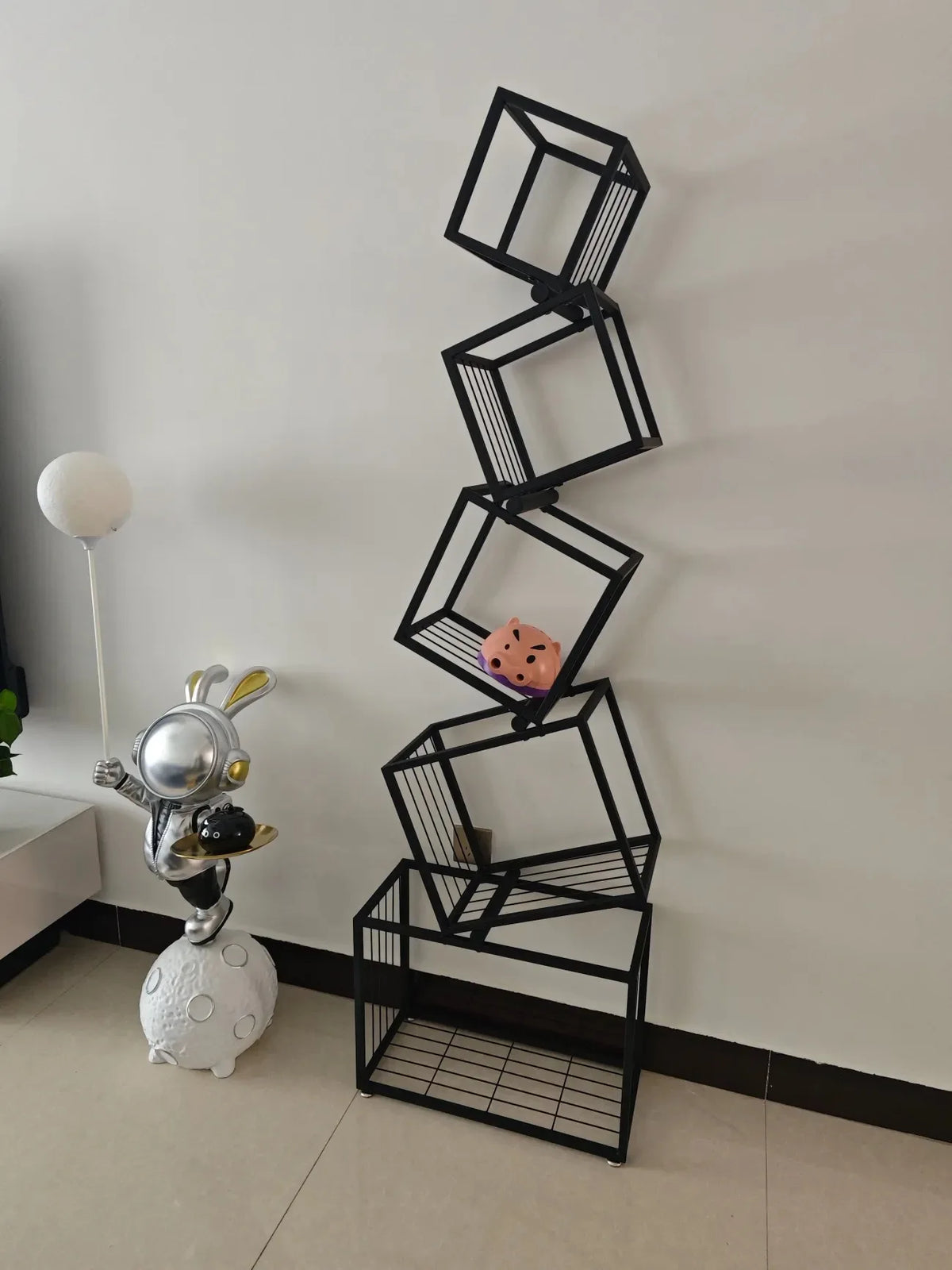 Modern Decor Iron Art Shelf