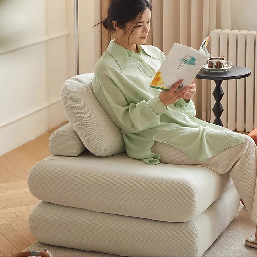 tofu block lazy sofa