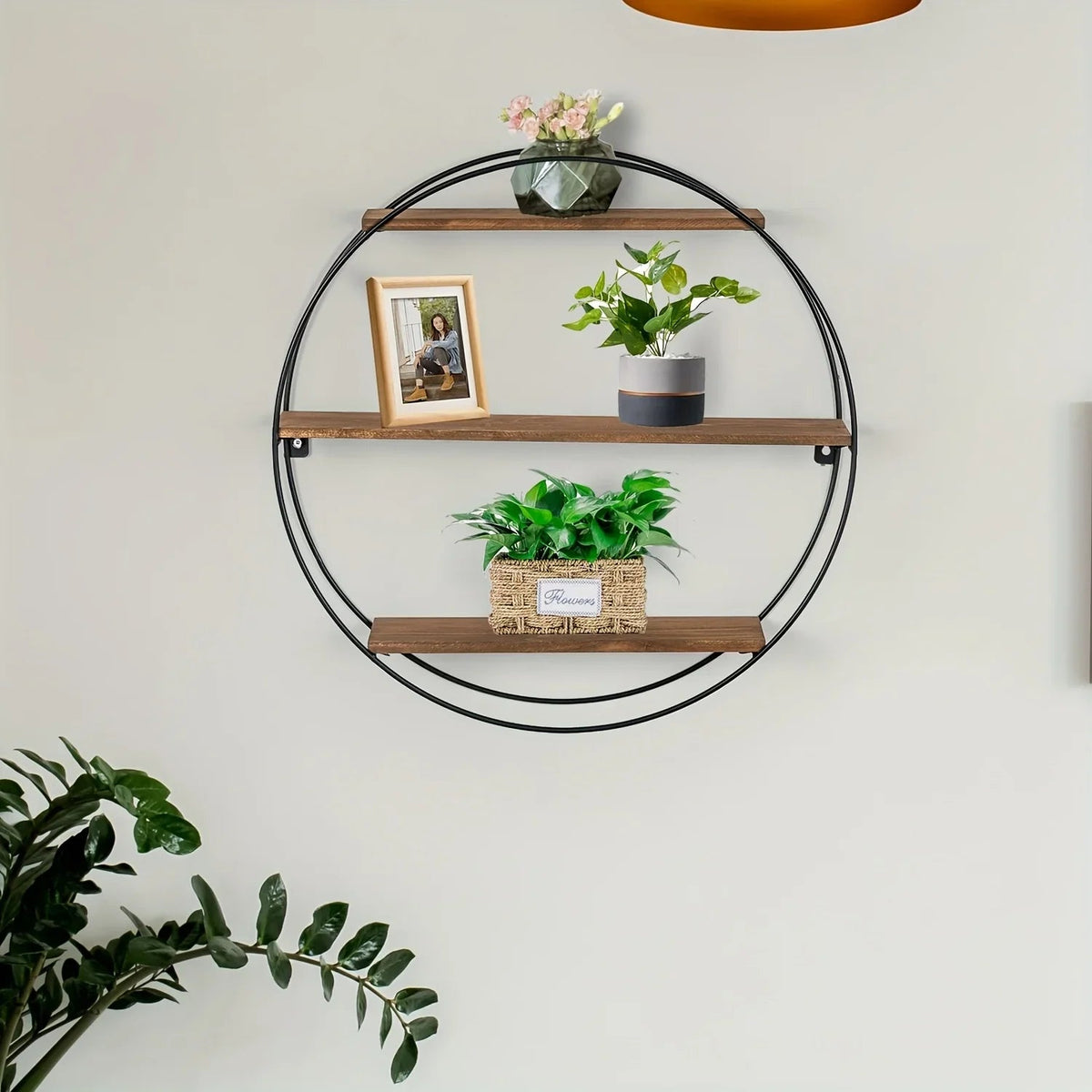 Wall Shelf - Floating Wood 3-Tier